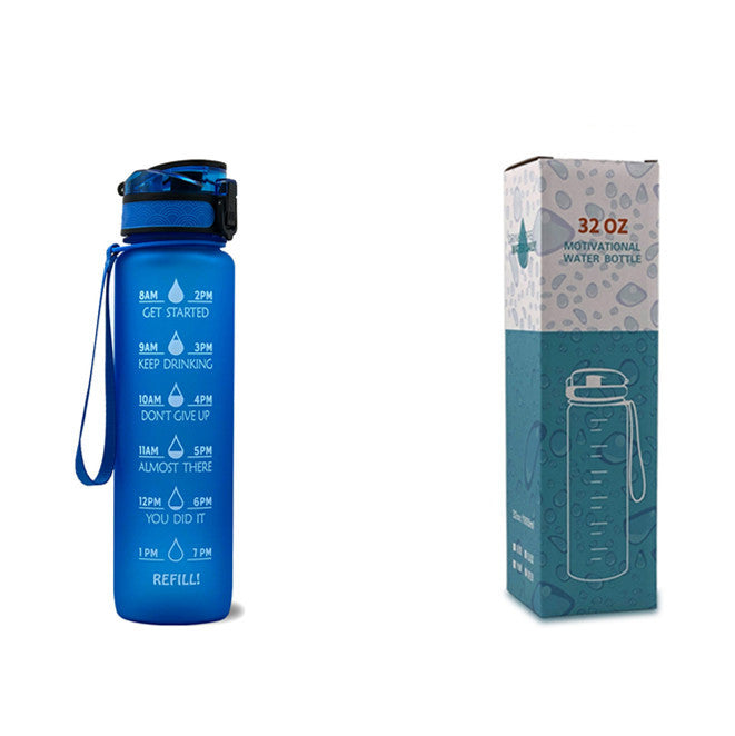 1L Tritan Water Bottle With Time Marker