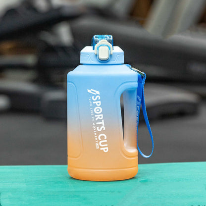 Extra Large Capacity  Cup With Straw Fitness Water Bottle